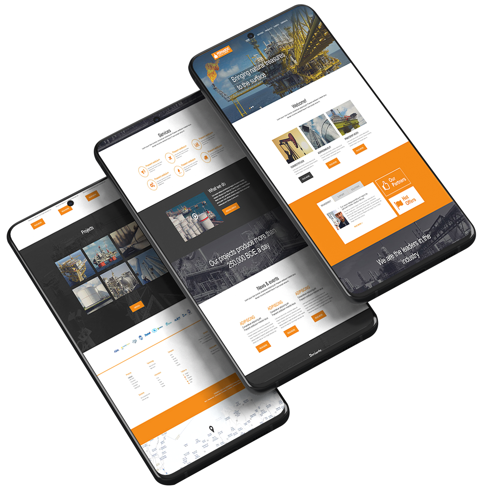 Website Mobile Mockup
