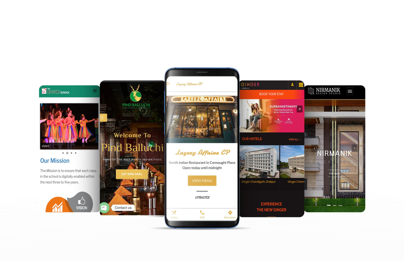 Website Mobile Mockup